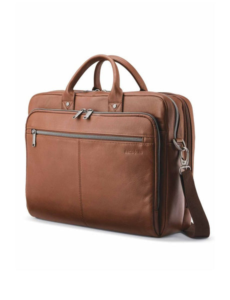 CLASSIC LEATHER SLIM BRIEFCASE