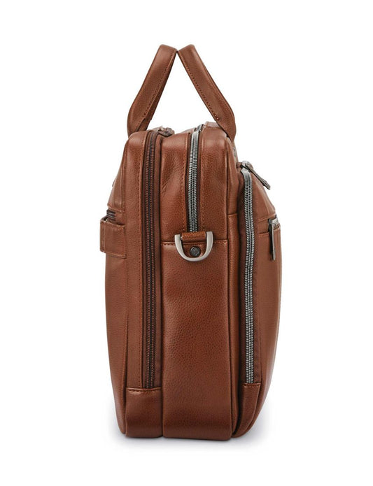 CLASSIC LEATHER SLIM BRIEFCASE