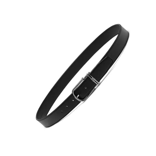 AAMIR II AR LEATHER BELT-BLACK