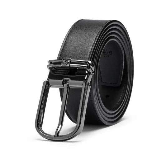 AAMIR II AR LEATHER BELT-BLACK