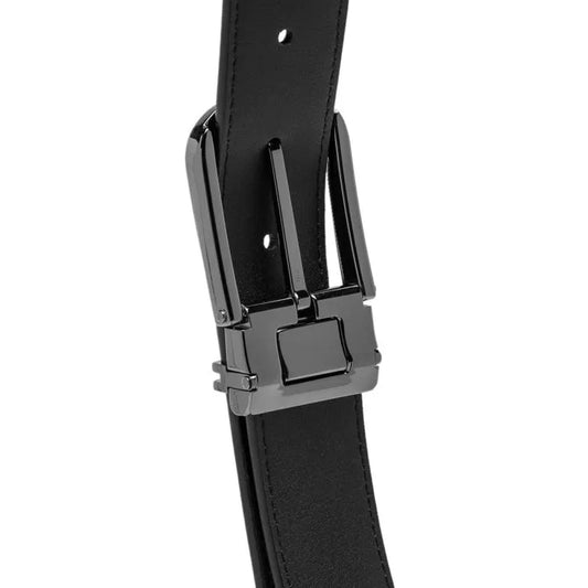 AAMIR II AR LEATHER BELT-BLACK
