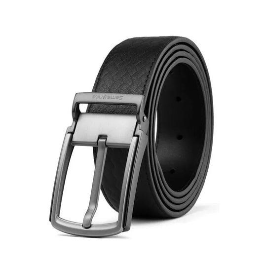 AAMIR II AL02 LEATHER BELT-BLACK