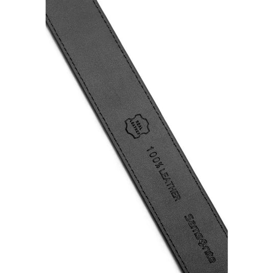 AAMIR II AL02 LEATHER BELT-BLACK