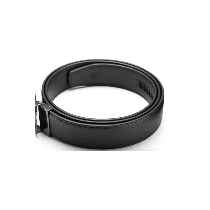 AAMIR II AUTO PLATE-U4 LEATHER BELT-BLACK