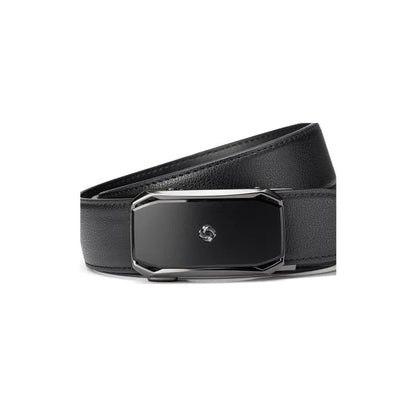 AAMIR II AUTO PLATE-U4 LEATHER BELT-BLACK