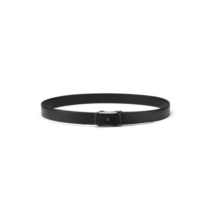AAMIR II AUTO PLATE-U4 LEATHER BELT-BLACK