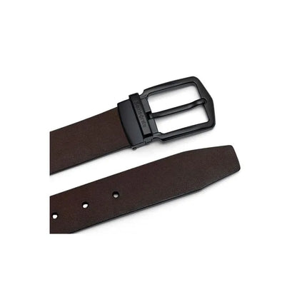 AAMIR II PIN PLATE-02 LEATHER BELT-BROWN