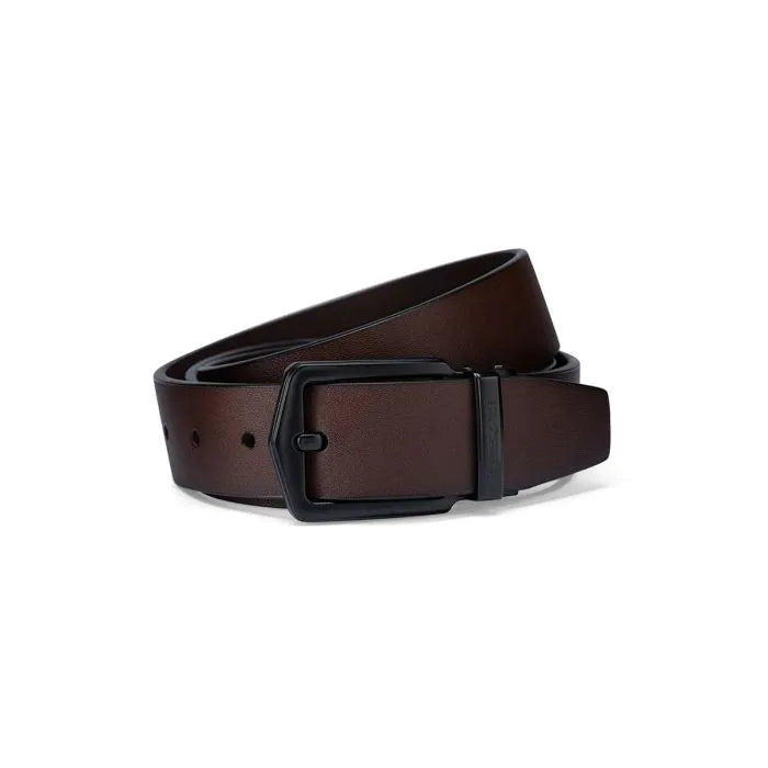 AAMIR II PIN PLATE-02 LEATHER BELT-BROWN
