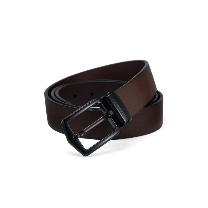 AAMIR II PIN PLATE-02 LEATHER BELT-BROWN